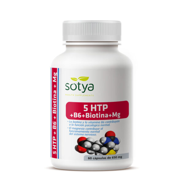 Triptofano 5-Htp 60 cápsulas Sotya