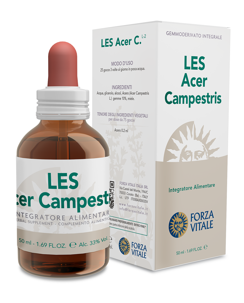 Les Acer Campestris 50 ml Forza Vitale
