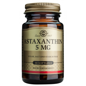 Astaxantina 30 cápsulas 5 mg Solgar