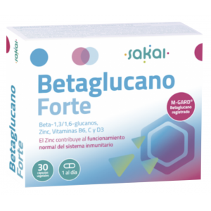 Betaglucano Forte 30 cápsulas Sakai