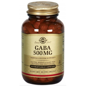 GABA 50 cápsulas 500mg Solgar