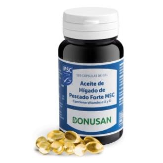 Aceite Hígado Pescado Forte MSC 120c Bonusan
