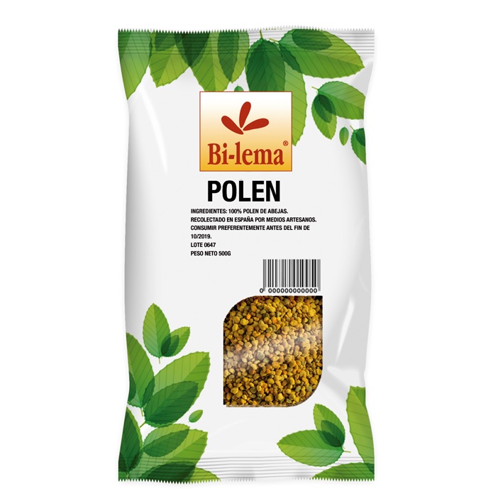 Polen de abeja 500 gramos Bilema . Herbolario Jacris