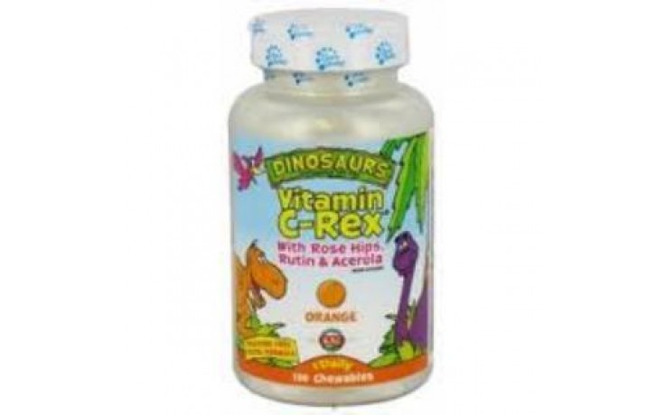 Vitamina C Rex 100 dinosaurius Kalm Solaray