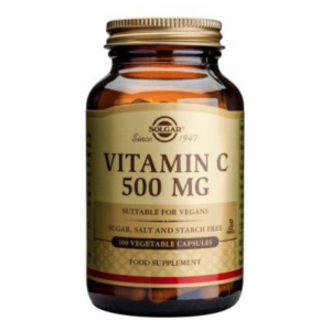 Vitamina C 100 cápsulas 500mg Solgar