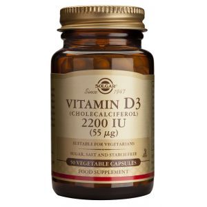 Vitamina D3 2200 UI 50 cápsulas Solgar